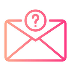 info mail gradient icon