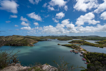 Naklejka premium Views around the Caribbean island of Curacao