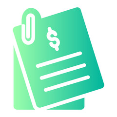 Obraz premium Flat Gradient gradient icon