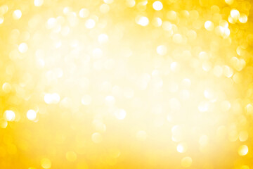 yellow abstract background with bokeh