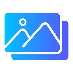 Flat Gradient gradient icon