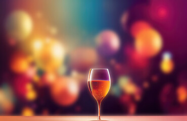 Glass of champagne