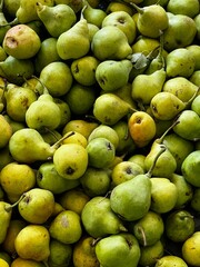 Pears at the street market
