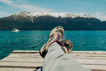 descanso en el muelle