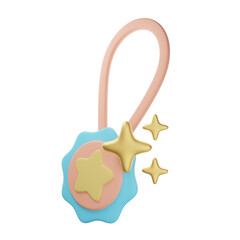 winner medal 3d illustration