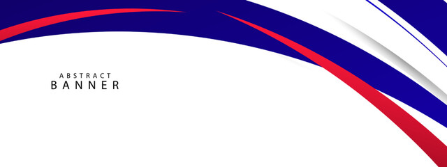Modern flow color wave line banner design background