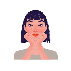 Portrait of a calm and confident woman