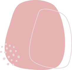 Abstract Organic Shape Vector Illustration