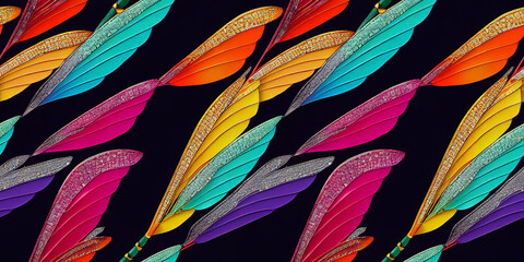 Seamless pattern of insect wings