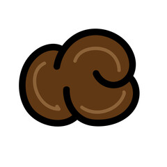 Obraz premium doodle cloud cartoon