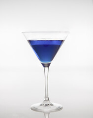 blue martini cocktail