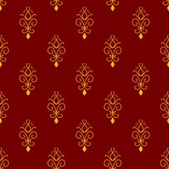 seamless damask pattern