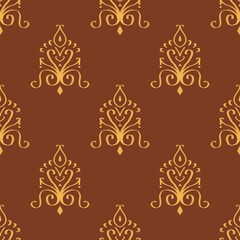 seamless damask pattern