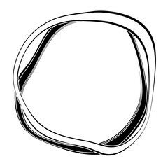 Circle frame. PNG with transparent background, for your picture, image and text