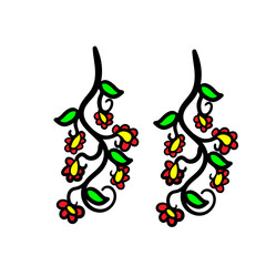 hanging flower decoration