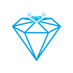 Diamond logo template vector icon
