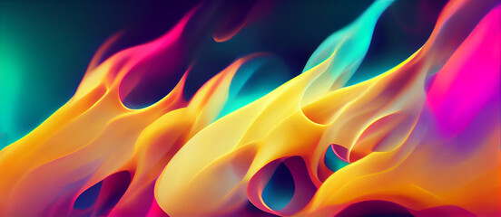 Coloful pastel flame background
