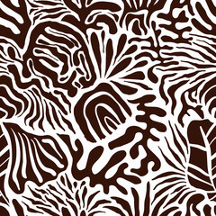 Vector Hand DrawnSeamless Ethnic Floral Pattern - 534540977