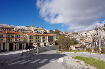 Obraz premium Pescocostanzo, one of the most beautiful villages in Italy - Abruzzo