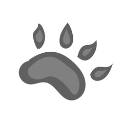 cute animal footprint