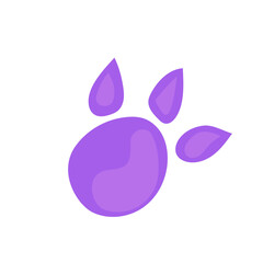 cute animal footprint