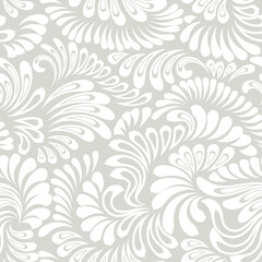 Vector floral elegante abstract seamless pattern