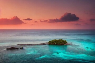 Fototapeta na wymiar beautiful island