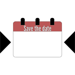 Icon Datum Kalender Vektorgrafik Vorlage