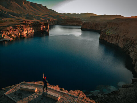 Band_e_amir lake in bamyan this lake is called Band_e_Aybat