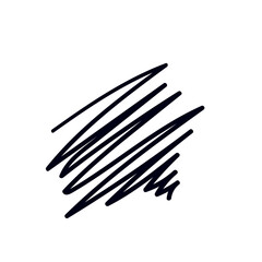 abstract doodle grunge line decoration