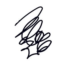 abstract doodle grunge line decoration