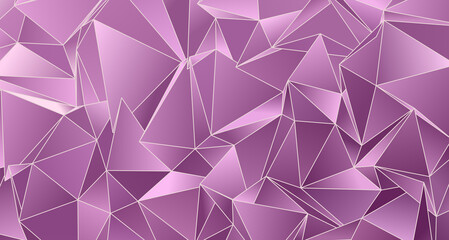 Obraz premium Abstract Low-Poly background. triangulated texture. Design 3d. Polygonal geometrical pattern. Triangular modern style
