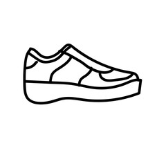 sneakers doodle childish drawing