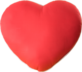 heart pillow for love wedding and valentines day