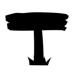 road wooden sign board