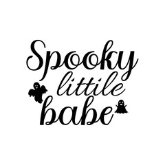 Spooky little babe T-shirt design