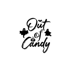 Out of candy T-shirt design