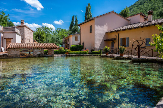 Rasiglia. Small village of the springs. Umbria