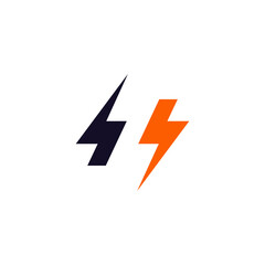 Letter Z thunder logo, Letter Z power logo design