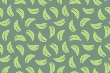 green leaves seamless pattern, great for wrapping, textile, wallpaper, greeting card- vector illustration