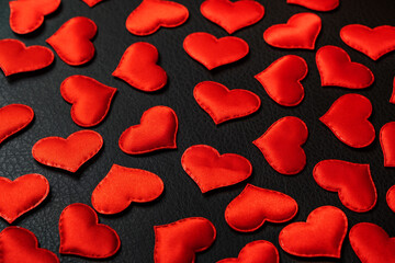 Red Hearts Background