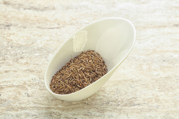 Zira seeds in the bowl