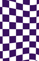 Fototapeta premium aesthetic abstract retro distorted checkers, checkerboard wallpaper decoration