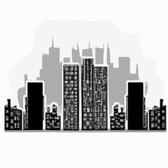 Naklejka premium Capital city vector