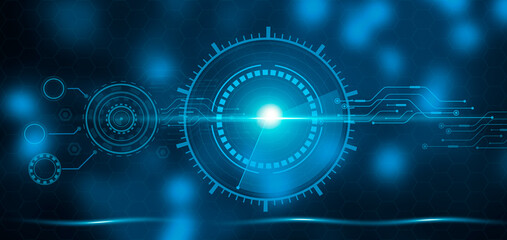 Abstract Technology Concept Communication Technology Technology Future Digital Innovation  Illustration Background