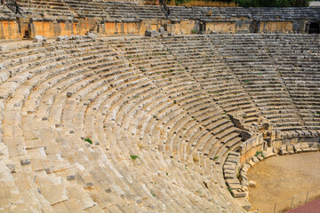 Greco-Roman amphitheater in Demre Turkey, the ancient city of Myra