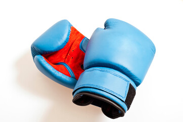 pair of boxing gloves isolated