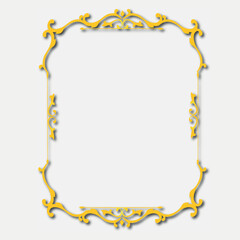 Frame, in the style of an ornament, Vector illustration eps 10, Art.