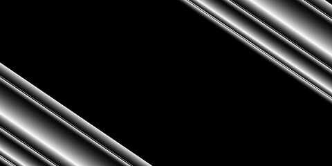 Futuristic silver black technology background