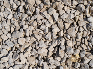 Abstract texture background. Gravel crushed stones. Design element